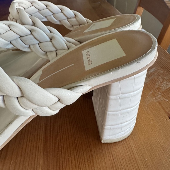 Dolce Vita Women's Ivory Braided Sandals - Picture 5 of 7